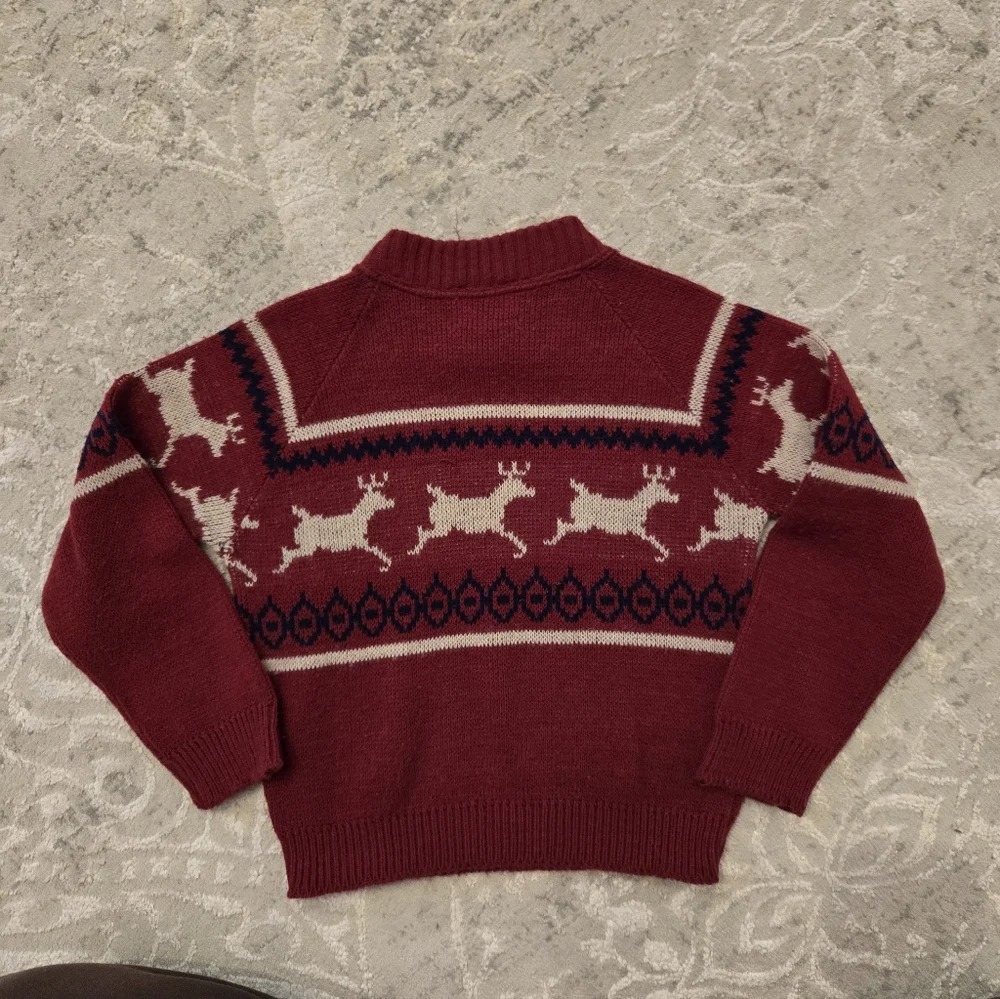 Vintage 1990s Dr. Denton's Reindeer Knit Sweater, Home Alone Kevin McCallister